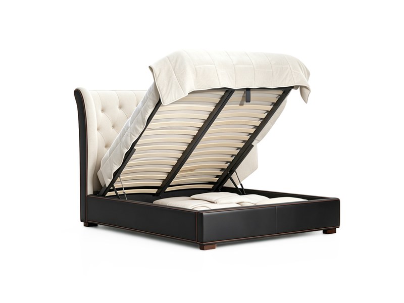 Neue Technologie für einen sicheren und einfachen Mechanismus zum Heben von Stauraumbetten